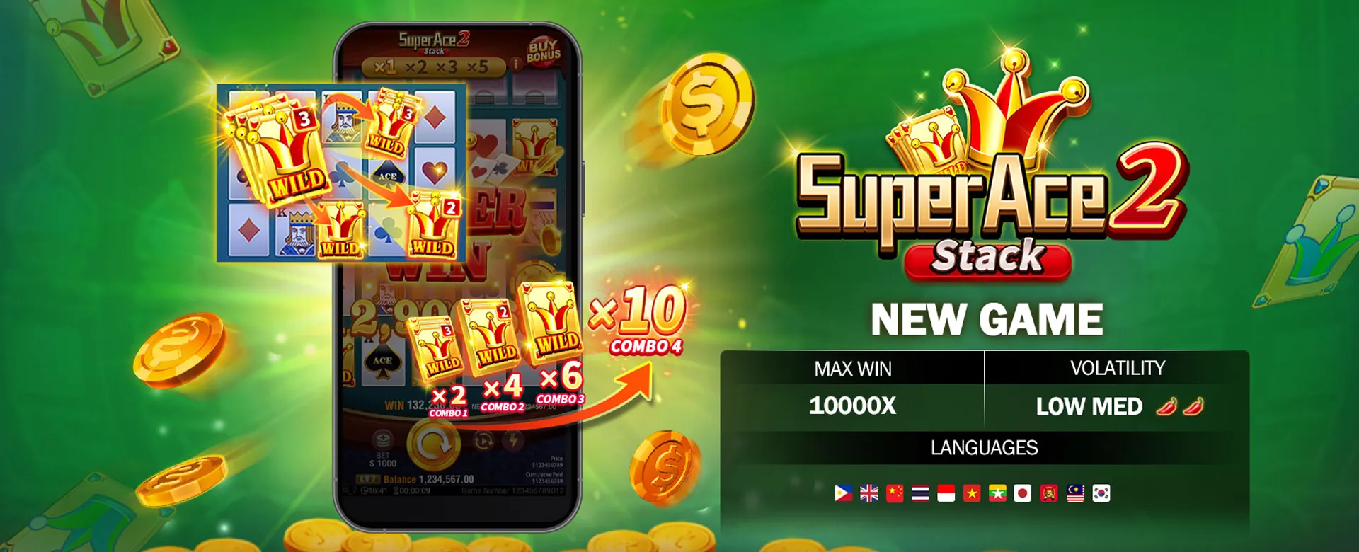 super mobile app interface on a smartphone
